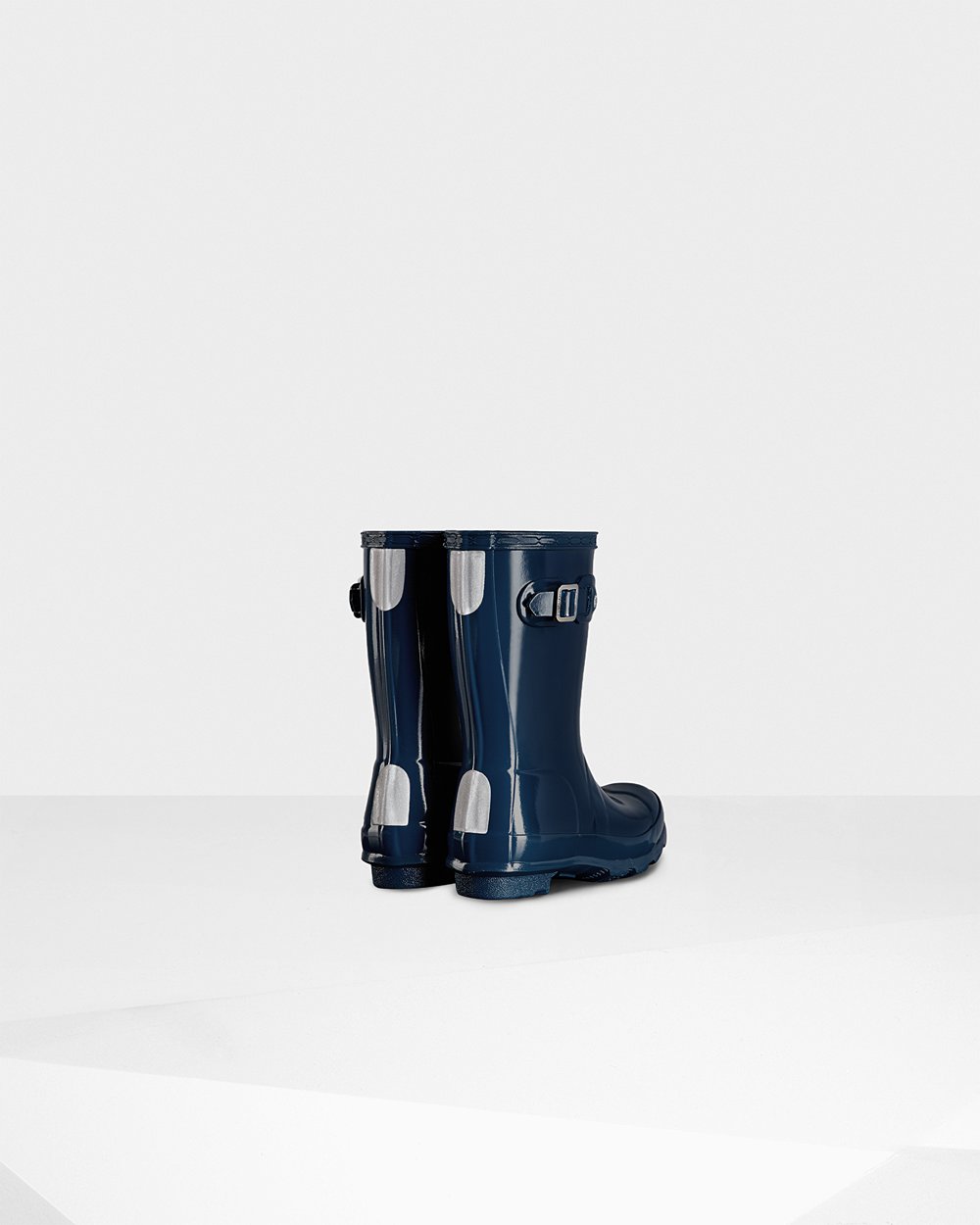 Kids Hunter Original Little Gloss - Rain Boots Navy - 1438-ECRZY